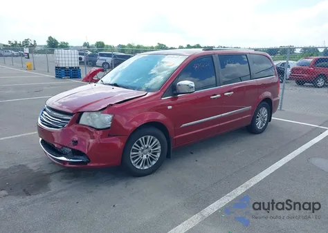 2014 Chrysler Town & Country Touring-L 30Th Anniversary z USA, uszkodzony, nr VIN 2C4RC1CG0ER365076